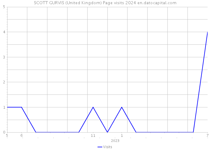 SCOTT GURVIS (United Kingdom) Page visits 2024 