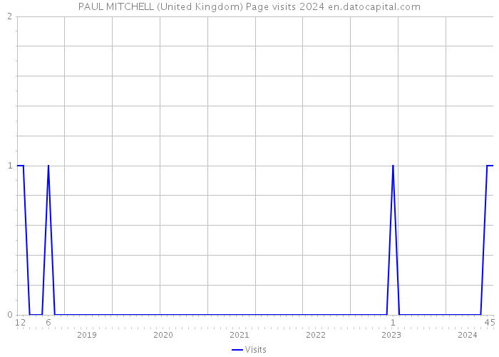 PAUL MITCHELL (United Kingdom) Page visits 2024 