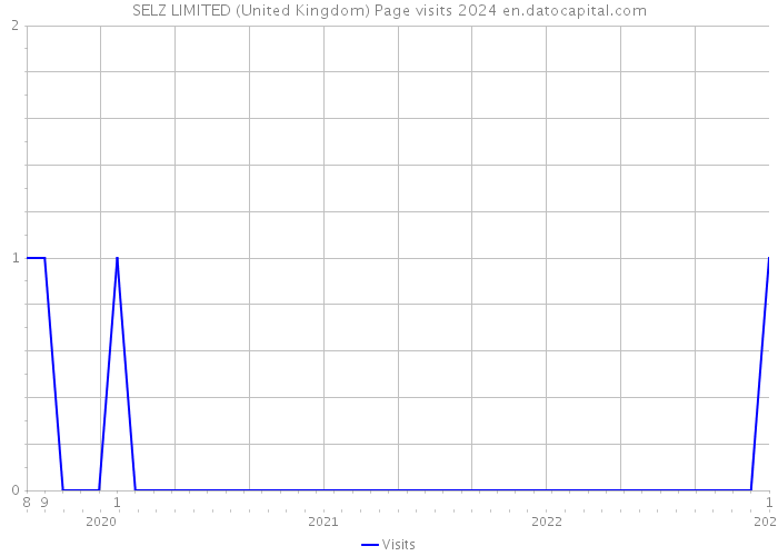 SELZ LIMITED (United Kingdom) Page visits 2024 