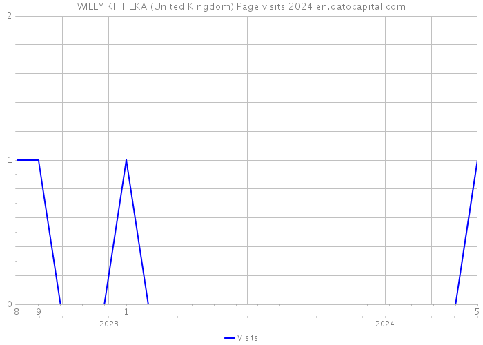WILLY KITHEKA (United Kingdom) Page visits 2024 