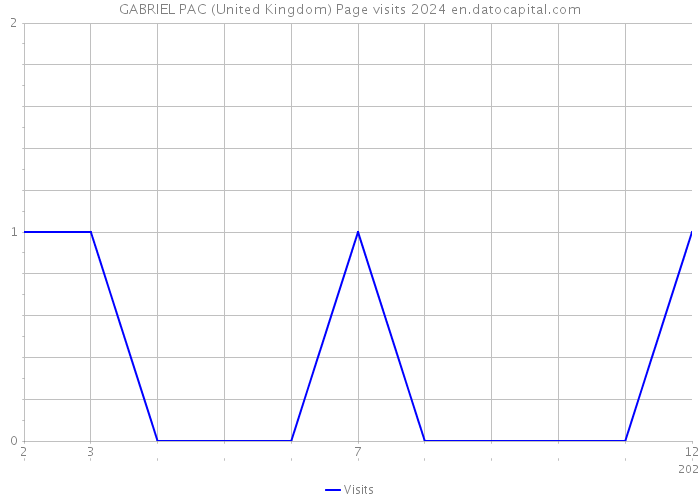 GABRIEL PAC (United Kingdom) Page visits 2024 