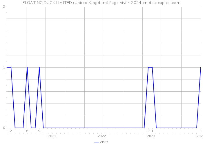 FLOATING DUCK LIMITED (United Kingdom) Page visits 2024 