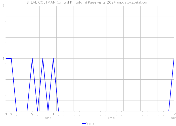 STEVE COLTMAN (United Kingdom) Page visits 2024 