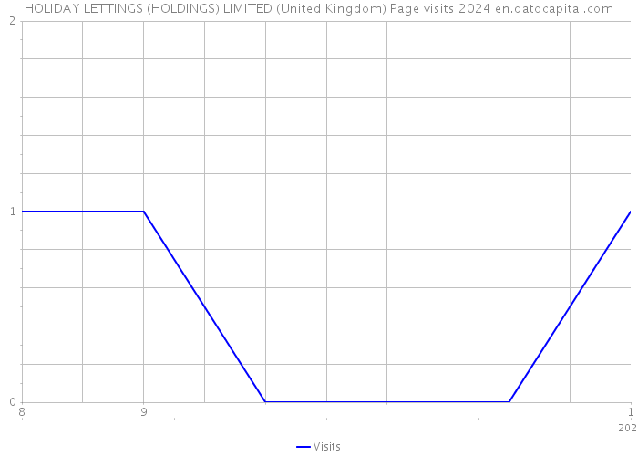 HOLIDAY LETTINGS (HOLDINGS) LIMITED (United Kingdom) Page visits 2024 