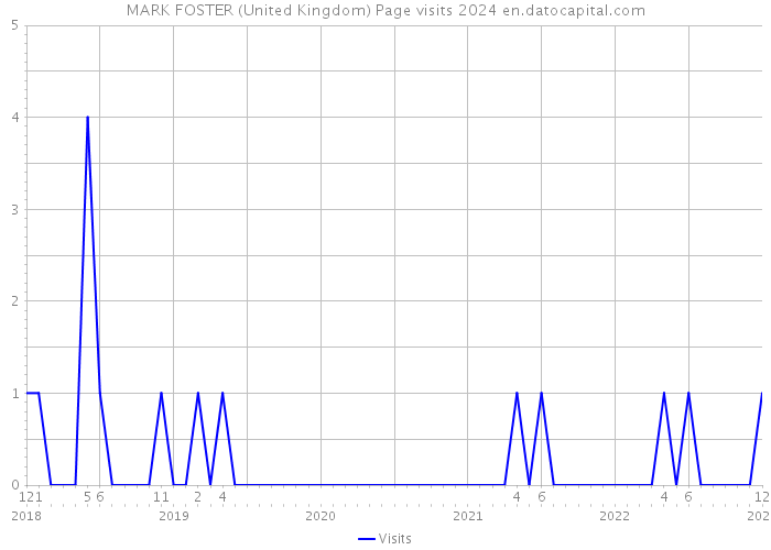 MARK FOSTER (United Kingdom) Page visits 2024 