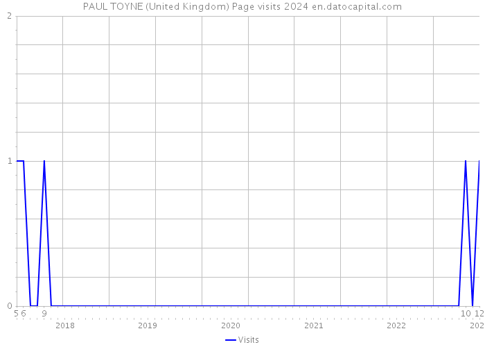 PAUL TOYNE (United Kingdom) Page visits 2024 