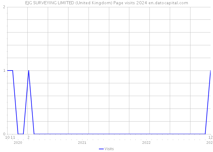 EJG SURVEYING LIMITED (United Kingdom) Page visits 2024 
