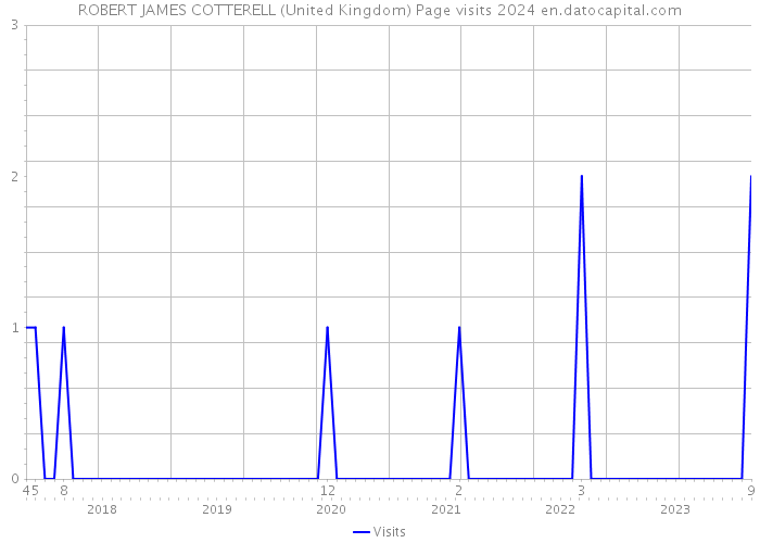 ROBERT JAMES COTTERELL (United Kingdom) Page visits 2024 