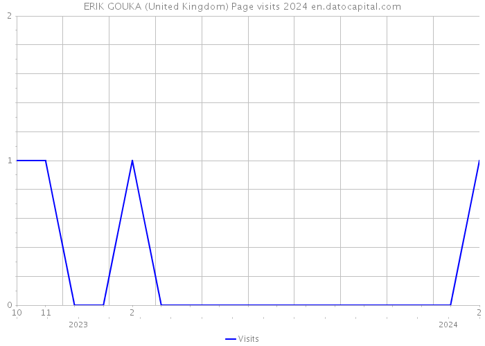 ERIK GOUKA (United Kingdom) Page visits 2024 