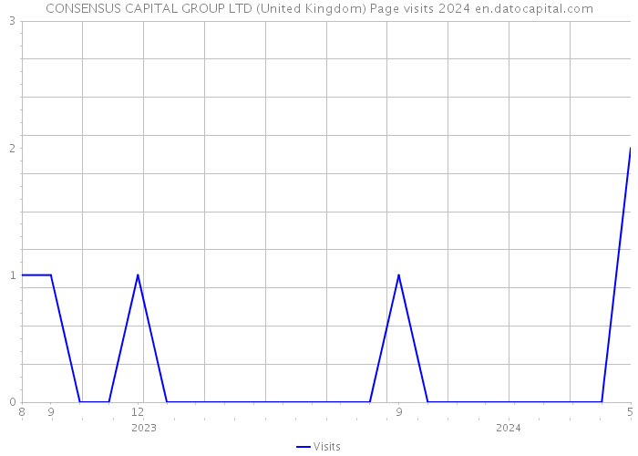 CONSENSUS CAPITAL GROUP LTD (United Kingdom) Page visits 2024 