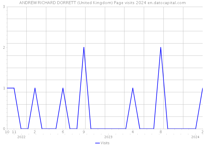 ANDREW RICHARD DORRETT (United Kingdom) Page visits 2024 