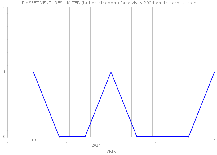 IP ASSET VENTURES LIMITED (United Kingdom) Page visits 2024 
