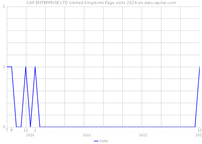 CAP ENTERPRISE LTD (United Kingdom) Page visits 2024 