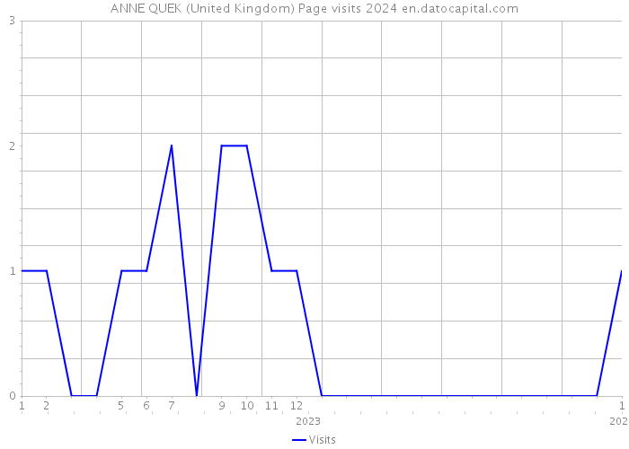 ANNE QUEK (United Kingdom) Page visits 2024 
