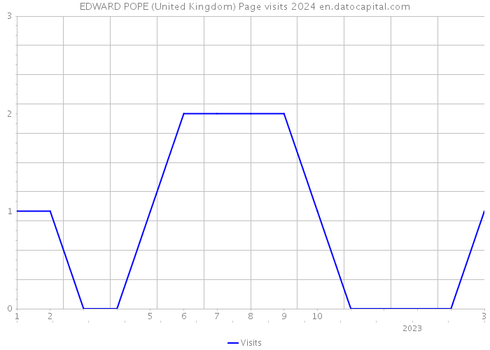 EDWARD POPE (United Kingdom) Page visits 2024 