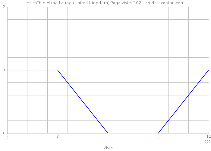 Aric Chin Hung Leung (United Kingdom) Page visits 2024 