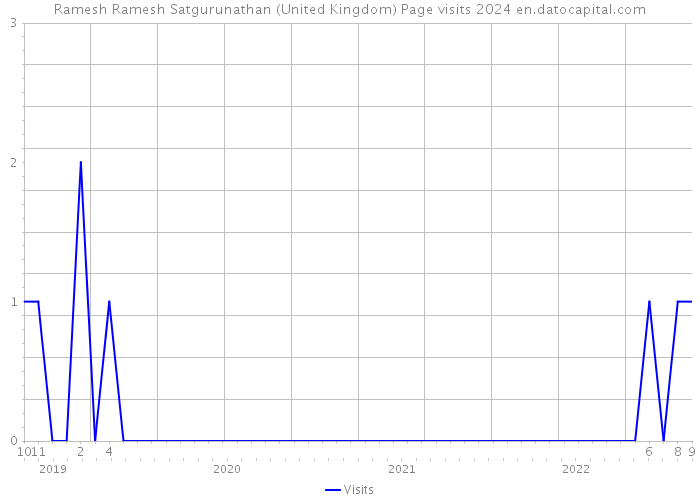 Ramesh Ramesh Satgurunathan (United Kingdom) Page visits 2024 