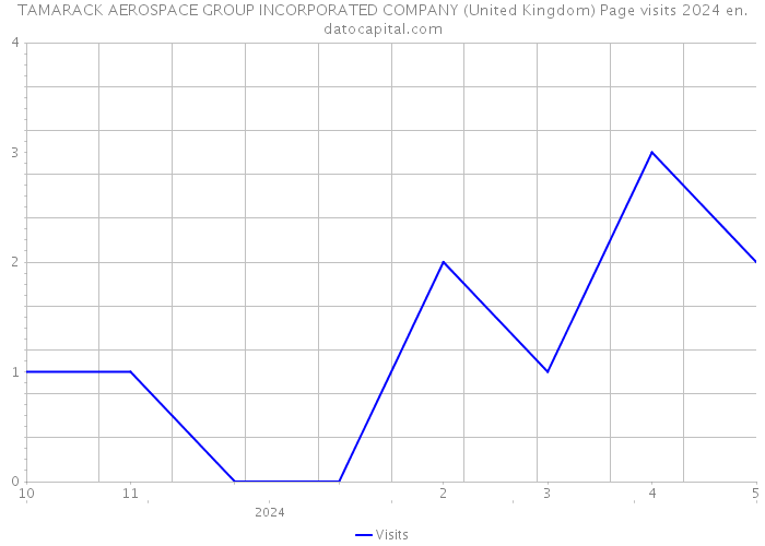 TAMARACK AEROSPACE GROUP INCORPORATED COMPANY (United Kingdom) Page visits 2024 