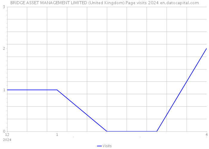 BRIDGE ASSET MANAGEMENT LIMITED (United Kingdom) Page visits 2024 