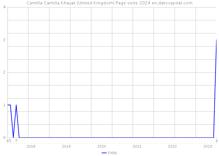 Camilla Camilla Khayat (United Kingdom) Page visits 2024 