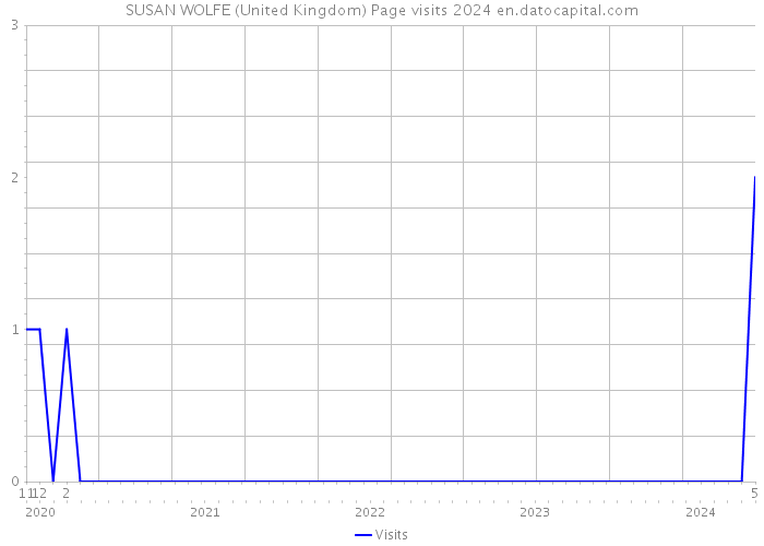 SUSAN WOLFE (United Kingdom) Page visits 2024 