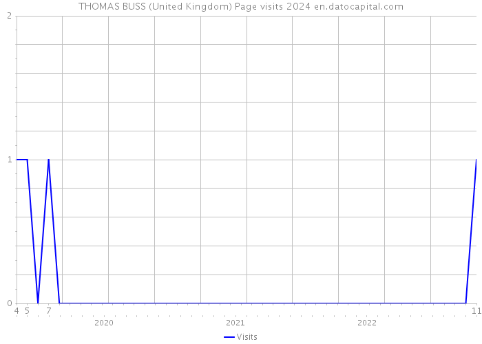 THOMAS BUSS (United Kingdom) Page visits 2024 