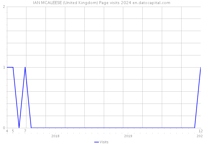 IAN MCALEESE (United Kingdom) Page visits 2024 