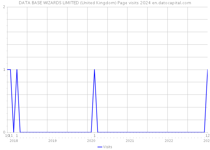 DATA BASE WIZARDS LIMITED (United Kingdom) Page visits 2024 