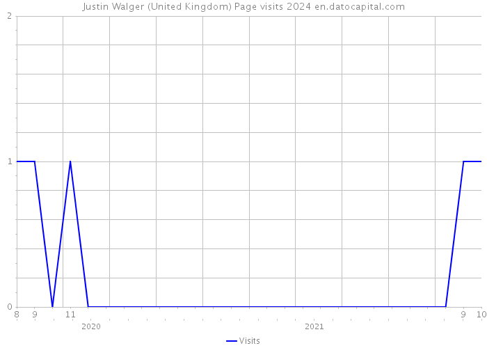 Justin Walger (United Kingdom) Page visits 2024 
