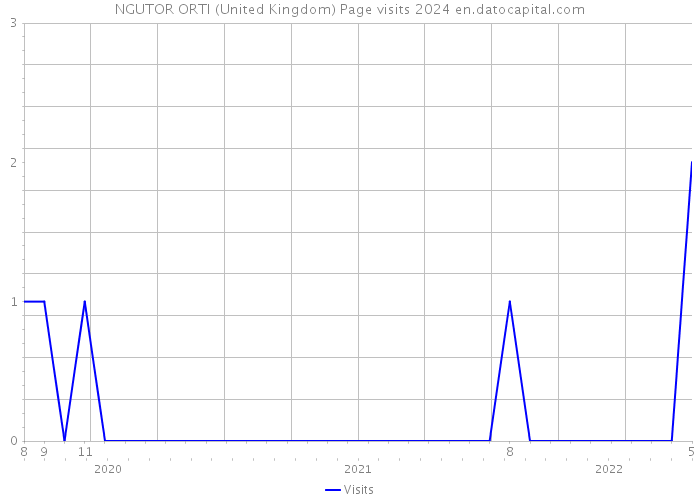 NGUTOR ORTI (United Kingdom) Page visits 2024 
