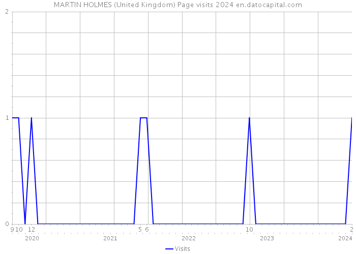 MARTIN HOLMES (United Kingdom) Page visits 2024 