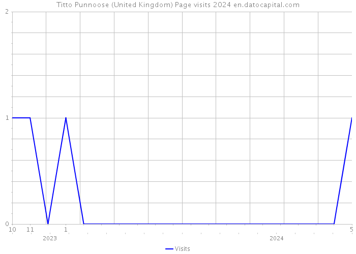 Titto Punnoose (United Kingdom) Page visits 2024 