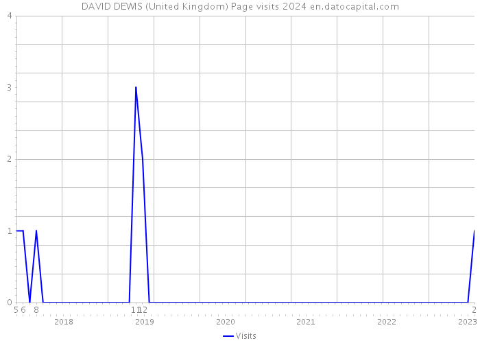 DAVID DEWIS (United Kingdom) Page visits 2024 