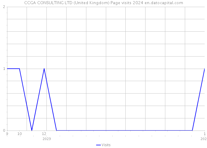 CCGA CONSULTING LTD (United Kingdom) Page visits 2024 
