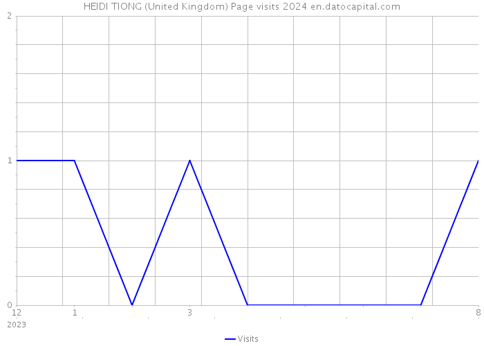 HEIDI TIONG (United Kingdom) Page visits 2024 