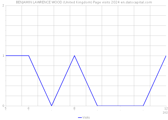 BENJAMIN LAWRENCE WOOD (United Kingdom) Page visits 2024 