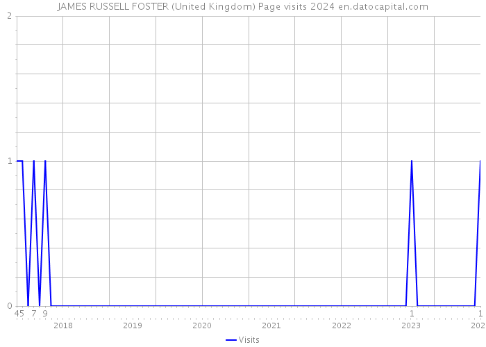 JAMES RUSSELL FOSTER (United Kingdom) Page visits 2024 