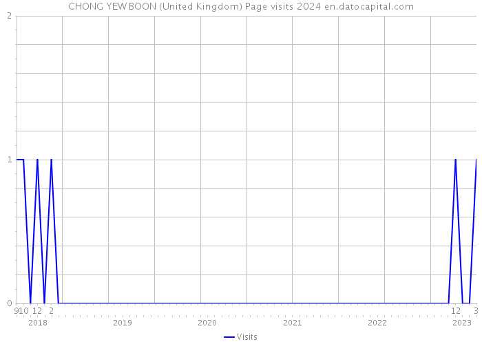 CHONG YEW BOON (United Kingdom) Page visits 2024 