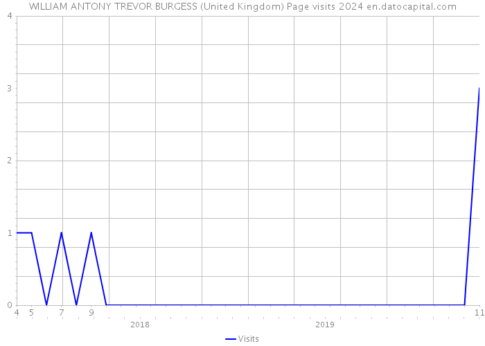 WILLIAM ANTONY TREVOR BURGESS (United Kingdom) Page visits 2024 