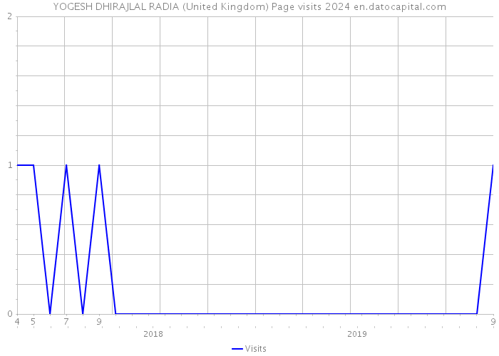 YOGESH DHIRAJLAL RADIA (United Kingdom) Page visits 2024 