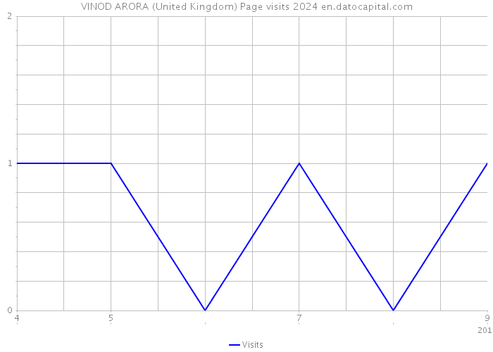 VINOD ARORA (United Kingdom) Page visits 2024 