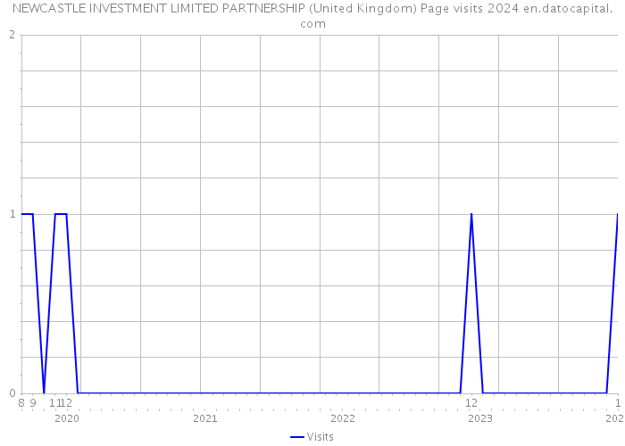 NEWCASTLE INVESTMENT LIMITED PARTNERSHIP (United Kingdom) Page visits 2024 
