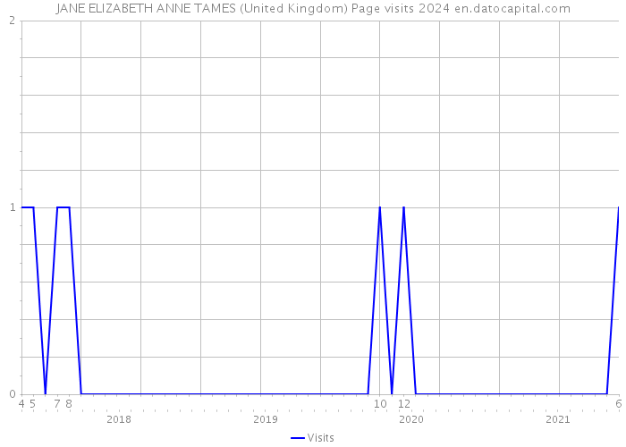 JANE ELIZABETH ANNE TAMES (United Kingdom) Page visits 2024 