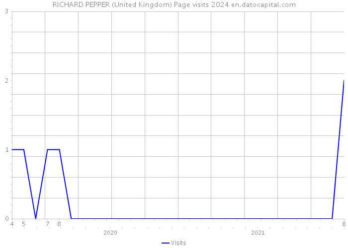 RICHARD PEPPER (United Kingdom) Page visits 2024 