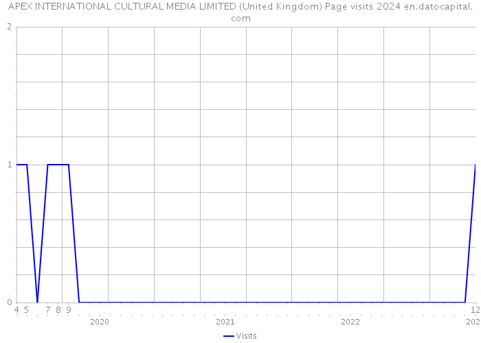 APEX INTERNATIONAL CULTURAL MEDIA LIMITED (United Kingdom) Page visits 2024 