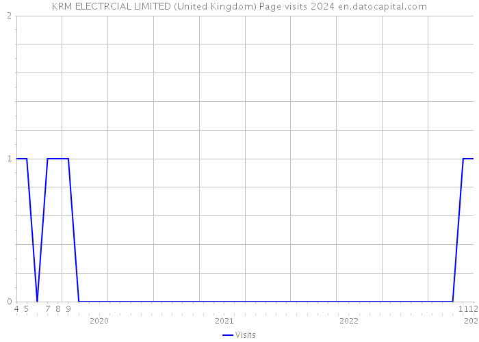 KRM ELECTRCIAL LIMITED (United Kingdom) Page visits 2024 