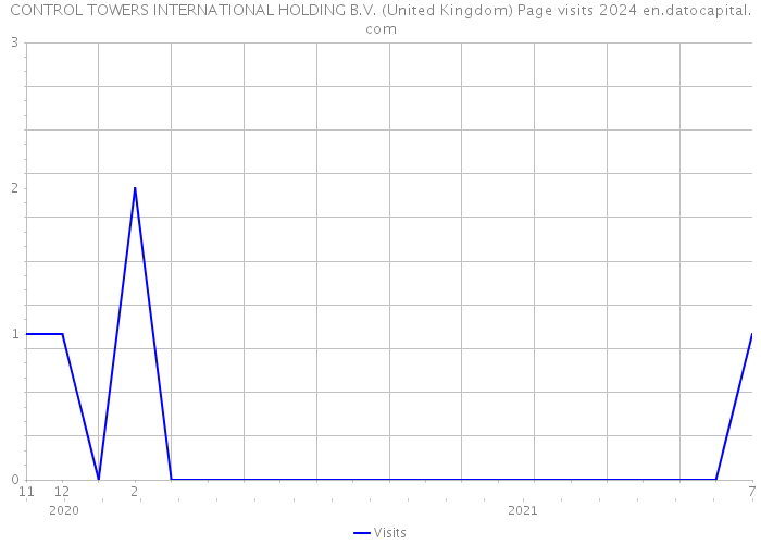 CONTROL TOWERS INTERNATIONAL HOLDING B.V. (United Kingdom) Page visits 2024 