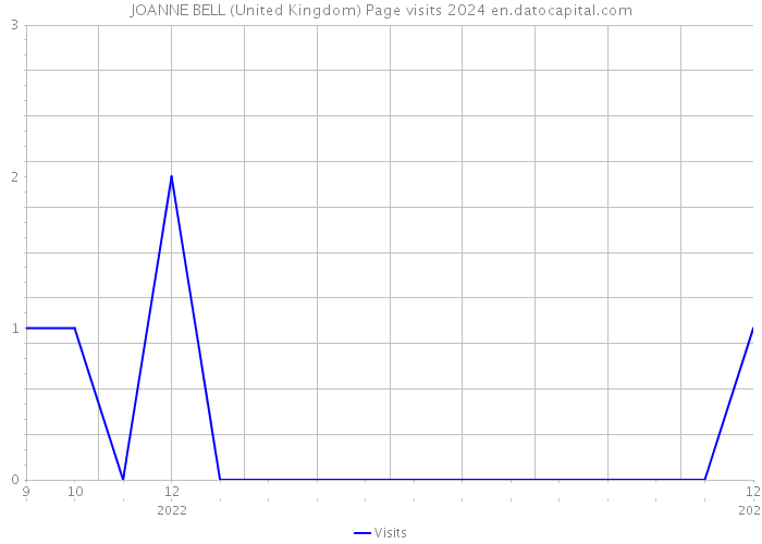 JOANNE BELL (United Kingdom) Page visits 2024 