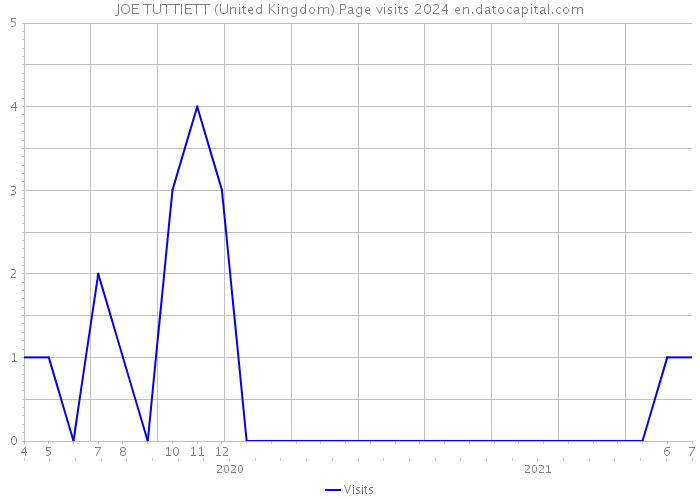 JOE TUTTIETT (United Kingdom) Page visits 2024 