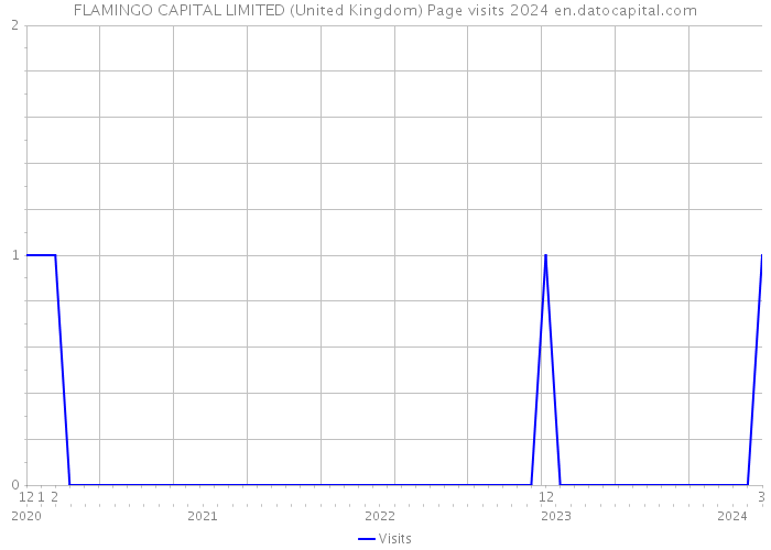 FLAMINGO CAPITAL LIMITED (United Kingdom) Page visits 2024 